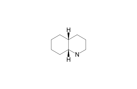 CIS-DECAHYDROQUINOLINE;N-ENDO-CONFORMATION