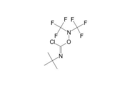 1-(BISTRIFLUOROMETHYLAMINO-OXY)-1-CHLORO-3,3-DIMETHYL-2-AZABUT-1-ENE