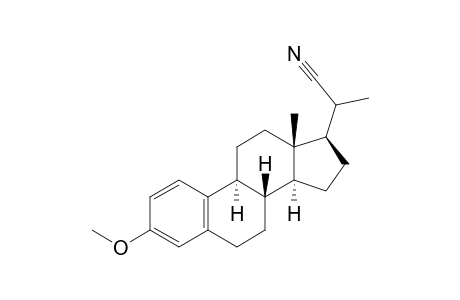 19-Norpregna-1,3,5(10)-triene-20-carbonitrile, 3-methoxy-