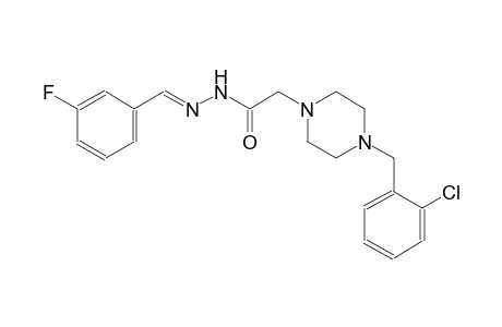 1-piperazineacetic acid, 4-[(2-chlorophenyl)methyl]-, 2-[(E)-(3-fluorophenyl)methylidene]hydrazide