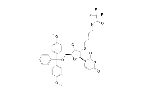 5'-O-DIMETHOXYTRITYL-2'-DEOXY-2'-S-[N-(TRIFLUOROACETYL)-2-AMINOBUTYL]-URIDINE