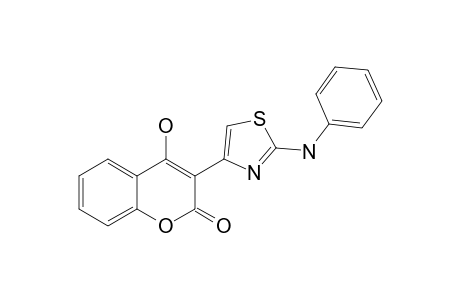 4-HYDROXY-3-(2-PHENYLAMINO-THIAZOL-4-YL)-CHROMEN-2-ONE