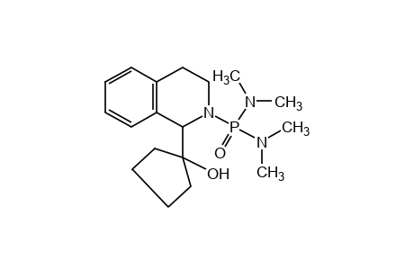 2-[bis(dimethylamino)phosphinyl]-1-(1-hydroxycyclopentyl)-1,2,3,4-tetrahydroisoquinoline