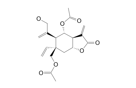 6-ALPHA,14-DIACETOXY-15-HYDROXY-ELEMAN-8-ALPHA,12-OLIDE