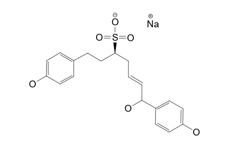 SODIUM-(E)-7-HYDROXY-1,7-BIS-(4-HYDROXYPHENYL)-HEPT-5-ENE-3-R-SULFONATE