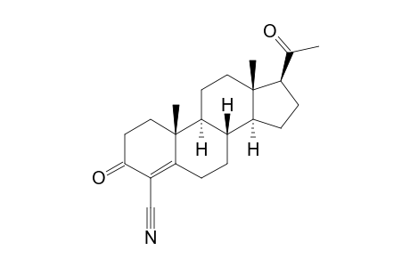 4-CYANOPREGN-4-ENE-3,20-DIONE;4-CYANOPROGESTERONE