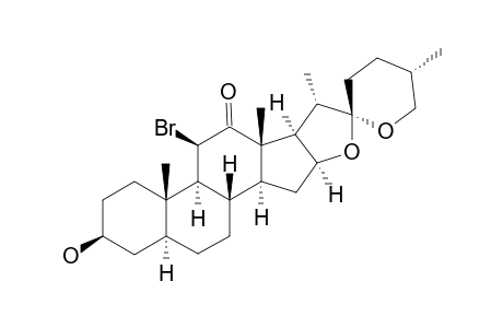 HONGGUANGGENIN;(25R)-11-BETA-BROMO-3-BETA-HYDROXY-5-ALPHA-SPIROSTAN-12-ONE