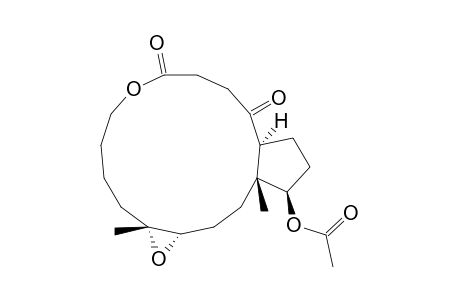 (9S,10S)-9,10-EPOXY-5,8-DIOXO-4A-OXA-4A-HOMO-5,10:8,9-DISECOANDROSTAN-17-BETA-YL-ACETATE;(9S,10S)-9,10-EPOXY-5,8-DIOXO-4A-OXA-4A-HOMOANDROKLAST-17-BETA-YL-ACET