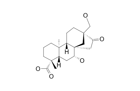 ENT-7-BETA,17-DIHYDROXY-16-KETOBEYERAN-19-OIC_ACID