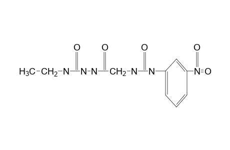 4-ETHYL-1-{[3-(m-NITROPHENYL)UREIDO]ACETYL}SEMICARBAZIDE