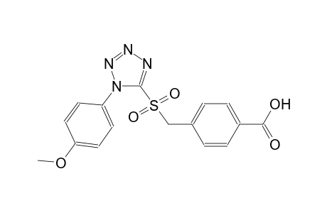 4-({[1-(4-methoxyphenyl)-1H-tetraazol-5-yl]sulfonyl}methyl)benzoic acid