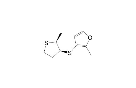 2-Methyl-3(cis-2-methyl-3-tetrahydrothienylthio)-furan