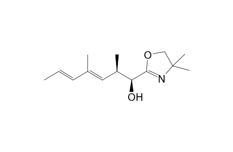 (1S,2R,3E,5E)-1-(4,4-dimethyl-2-oxazolin-2-yl)-2,4-dimethyl-hepta-3,5-dien-1-ol