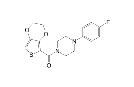 (2,3-Dihydro-thieno[3,4-b][1,4]dioxin-5-yl)[4-(4-fluorophenyl)piperazin-1-yl]methanone