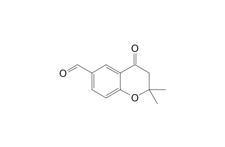 3,4-DIHYDRO-2,2-DIMETHYL-2H-1-BENZOPYRAN-4-ONE-6-CARBOXALDEHYDE