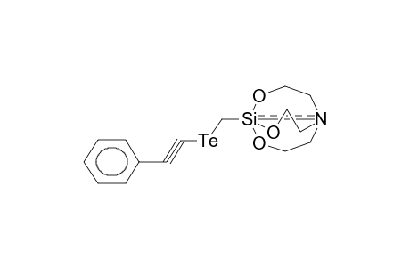 1-(PHENYLETHYNYLTELLUROMETHYL)SILATRANE