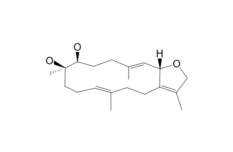 (+)-7-BETA,8-BETA-DIHYDROXY-DEEPOXY-SARCOPHYTOXIDE