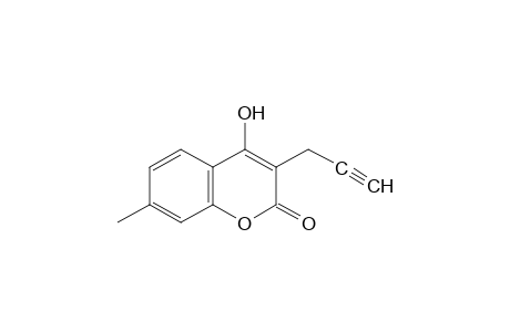 4-HYDROXY-7-METHYL-3-(2-PROPYNYL)COUMARIN