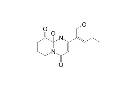 JENAMIDINE-C;9A-HYDROXY-2-(1-HYDROXYMETHYL-BUT-1-ENYL)-1,7,8,9A-TETRAHYDRO-6H-PYRIDO-[1,2-A]-PYRIMIDINE-4,9-DIONE