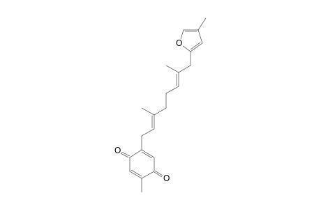 2-[3',7'-DIMETHYL-8'-(4''-METHYL-2''-FURYL)-OCTA-2',6'-DIENYL]-5-QUINONE