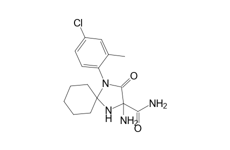 1-(2'-Methyl-4'-chlorophenyl)-3-amino-3-carbamoyl-1,4-diazaspiro[4.5]decan-2-one