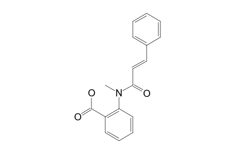 2-(CINNAMOYL-METHYLAMINO)-BENZOIC-ACID