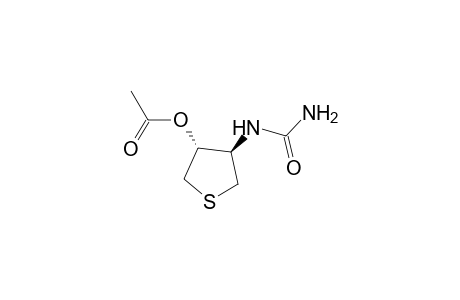 trans-3-acetoxy-4-carbamoylamino-1-thia-cyclopentane