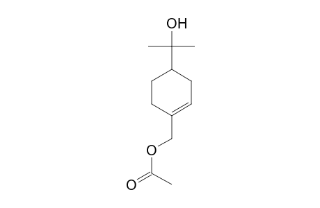 Aceyic acid, [4-(1-hydroxy-1-methylethyl)cyclohex-1-enyl]methyl ester