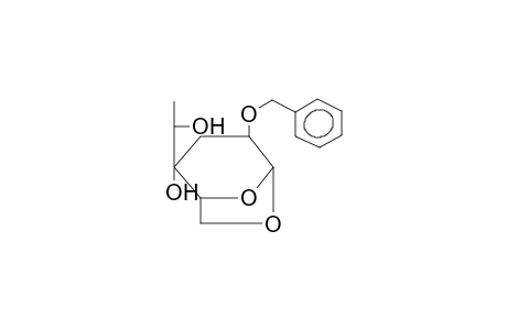 1,6-ANHYDRO-2-O-BENZYL-3-DEOXY-4-C-(D-GLYCERO-1'-HYDROXYETHYL)-BETA-D-XYLOHEXOPYRANOSE