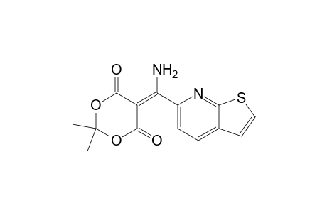 5-[amino(6-thieno[2,3-b]pyridinyl)methylidene]-2,2-dimethyl-1,3-dioxane-4,6-dione