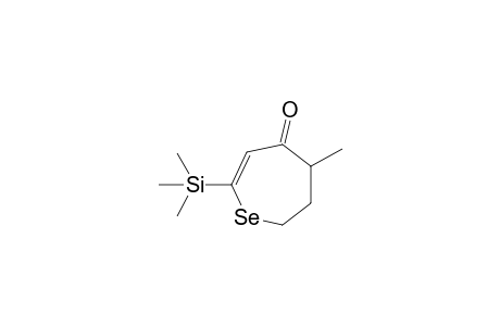 5-Methyl-2-trimethylsilyl-6,7-dihydro-5H-selenepin-4-one