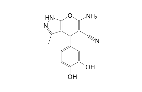 pyrano[2,3-c]pyrazole-5-carbonitrile, 6-amino-4-(3,4-dihydroxyphenyl)-1,4-dihydro-3-methyl-