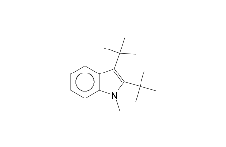 1H-Indole, 1-methyl-2,3-di-t-butyl-