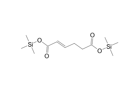 2-Hexenedioic acid, bis(trimethylsilyl) ester, (E)-