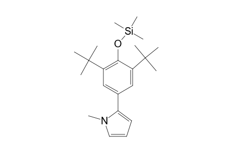 2-(3,5-DI-TERT.-BUTYL-4-(TRIMETHYLSILOXY)-PHENYL)-N-METHYLPYRROLE