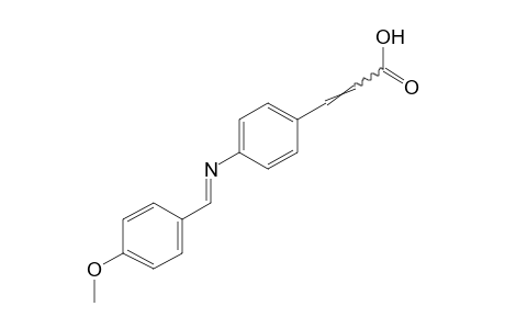 p-[(p-METHOXYBENZYLIDENE)AMINO]CINNAMIC ACID