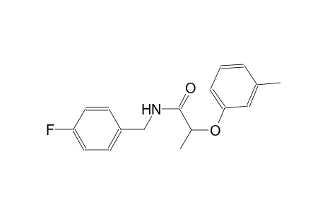 N-(4-fluorobenzyl)-2-(3-methylphenoxy)propanamide