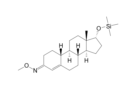 17.ALPHA.-[(TRIMETHYLSILYL)OXY]-ESTR-4-ENE-3-ONE(3-O-METHYLOXIME)