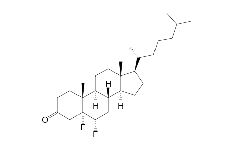 5-ALPHA,6-ALPHA-DIFLUOROCHOLESTAN-3-ONE