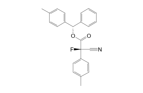 (S)-(4-METHYLPHENYL)-PHENYLMETHYL-(R)-2-CYANO-2-FLUORO-2-(4-METHYLPHENYL)-ACETATE