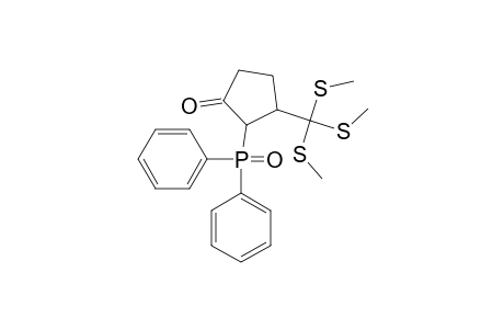 2-(diphenylphosphinoyl)-3-[tris(methylthio)methyl]cyclopentanone