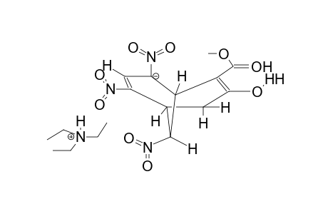 TRIETHYLAMMONIUM 6-CARBOMETHOXY-2,4,9-TRINITRO-7-OXOBICYCLO[3.3.1]NON-2-EN-4-OATE, ENOL FORM