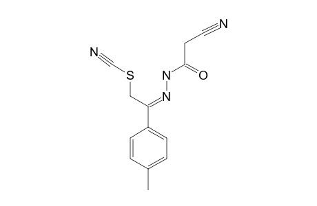 4-METHYL-OMEGA-THIOCYANOACETOPHENONE-CYANOACETYLHYDRAZONE