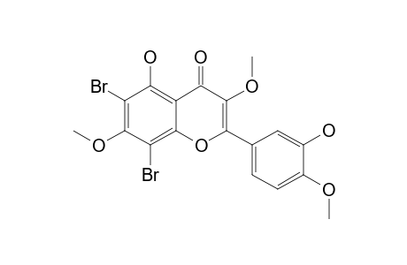 6,8-DIBROMOAYANIN;6,8-DIBROMO-3,7-DIMETHYLTAMARIXETIN