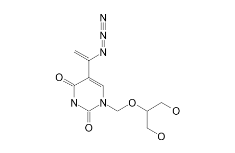 1-[(2-HYDROXY-1-(HYDROXYMETHYL)-ETHOXY)-METHYL]-5-(1-AZIDOVINYL)-URACIL