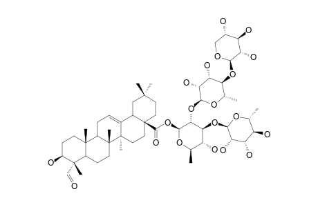 28-O-[XYLOPYRANOSYL-(1->4)-RHAMNOPYRANOSYL-(1->2)-[RHAMNOPYRANOSYL-(1->3)]-QUINOVOPYRANOSYL]-GYPSOGENIN-ESTER