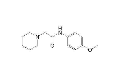 1-piperidineacet-p-anisidide