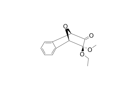 (1-ALPHA,3-ALPHA,4-ALPHA)-3-ETHOXY-3-METHOXY-3,4-DIHYDRO-1,4-EPOXYNAPHTHALEN-2(1H)-ONE