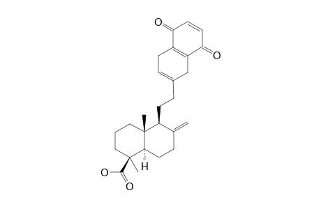 #2A;(1S,4A-R,5S,8A-R)-1,4A-DIMETHYL-5-[2'-(5'',8''-DIOXO-1'',4'',5'',8''-TETRAHYDRONAPHTHALEN-2''-YL)-ETHYL]-6-METHYLENE-DECAHYDRONAPHTHALENE-1-CARBOXYLIC-ACID