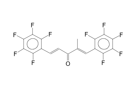 1,5-BIS(PENTAFLUOROPHENYL)-4-METHYL-1,4-PENTADIEN-3-ONE